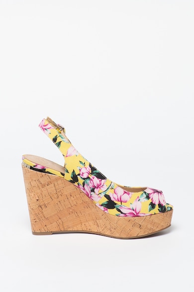 GUESS Sandale wedge cu imprimeu floral Femei