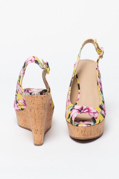 Guess Sandale wedge cu imprimeu floral Femei