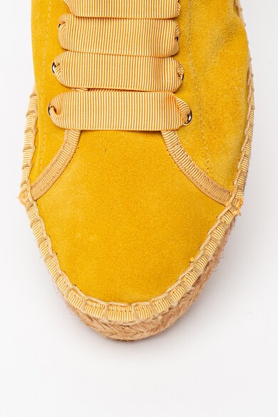 Love Moschino Pantofi sport tip espadrile de piele intoarsa Femei