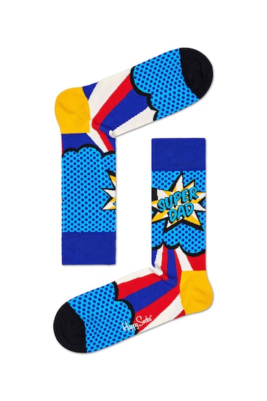 Happy Socks Set de sosete cu imprimeu, 3 perechi Barbati