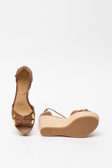 Michael Kors Sandale wedge tip espadrile de piele Ripley Femei