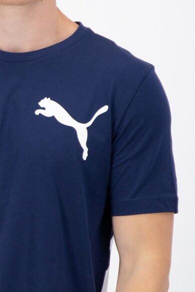 Puma Tricou cu decolteu la baza gatului si logo c Barbati