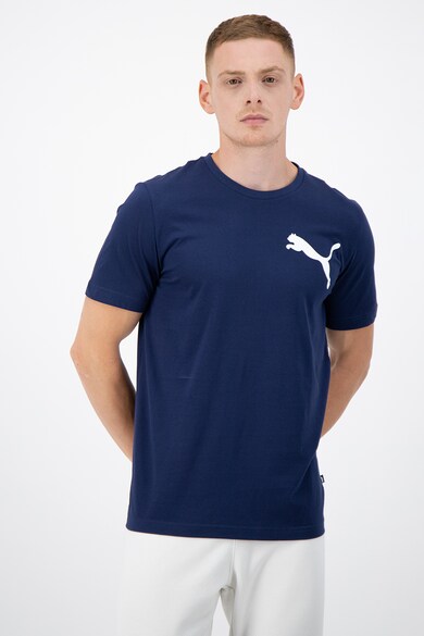 Puma Tricou cu decolteu la baza gatului si logo c Barbati