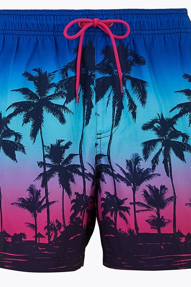 Marks & Spencer Pantaloni scurti de baie, cu model tropical Barbati