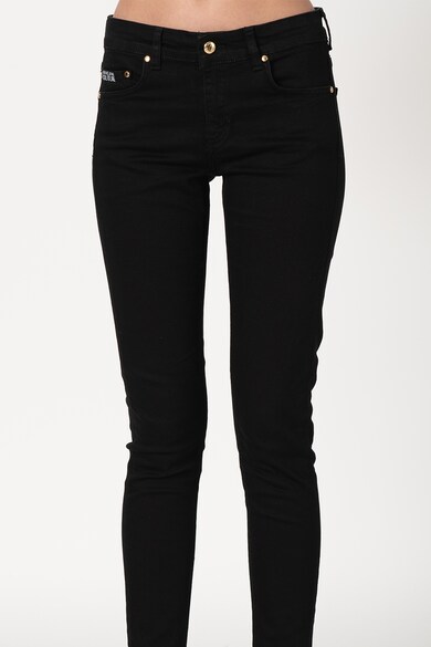 Versace Jeans Couture Blugi skinny cu broderie logo Femei