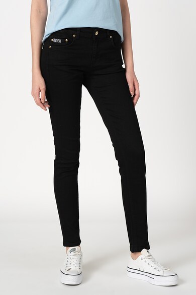 Versace Jeans Couture Blugi skinny cu broderie logo Femei