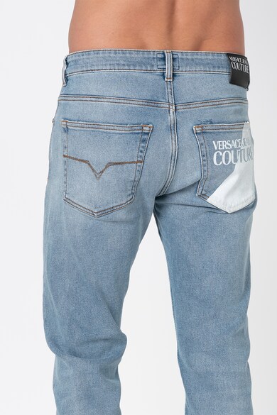 Versace Jeans Couture Straight fit farmernadrág mosott hatással férfi