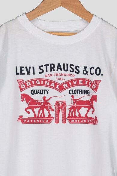 Levi's Kids Mintás pamutpóló Fiú