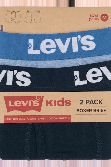 Levi's Set de boxeri cu banda logo, in talie - 2 perechi Baieti