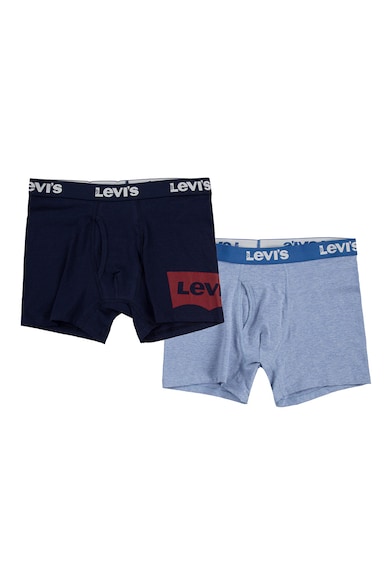 Levi's Памучни боксерки с лого, 2 чифта Момичета