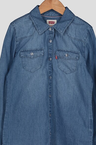 Levi's Kids Camasa din denim cu maneca lunga Fete