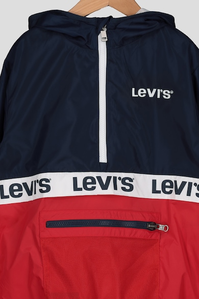 Levi's Kids Jacheta cu gluga si imprimeu logo Baieti