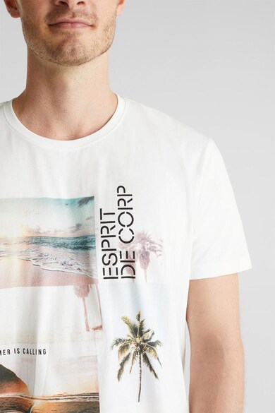 EDC by Esprit Tricou cu imprimeu foto si logo Barbati