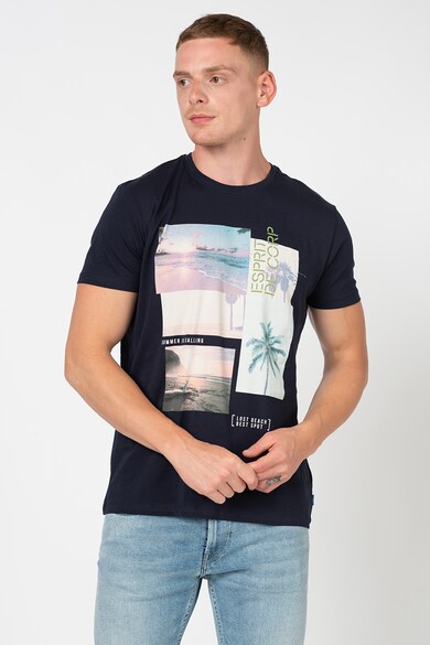 EDC by Esprit Тениска с фотопринт и лого Мъже