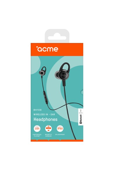 ACME Casti bluetooth  BH109, Negru Femei