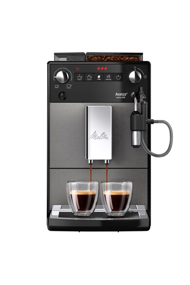 Melitta Espressor Automat ® Avanza, 15 bar , Sistem Cappuccinatore, 5 niveluri de granulație Femei