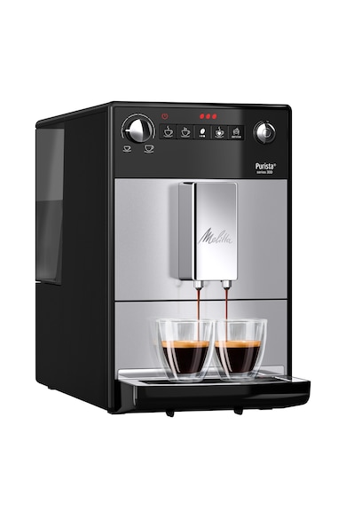 Melitta Espressor Automat ®Purista, 15 bar, 5 niveluri de granulație, Super Silent, Super SLIM 20cm Femei