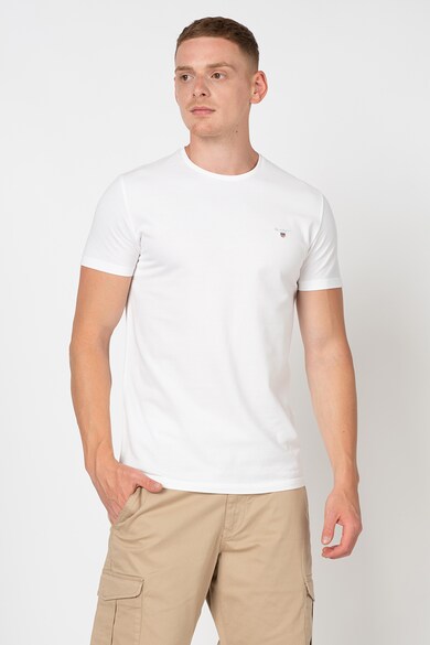 Gant Tricou slim fit din material pique Barbati