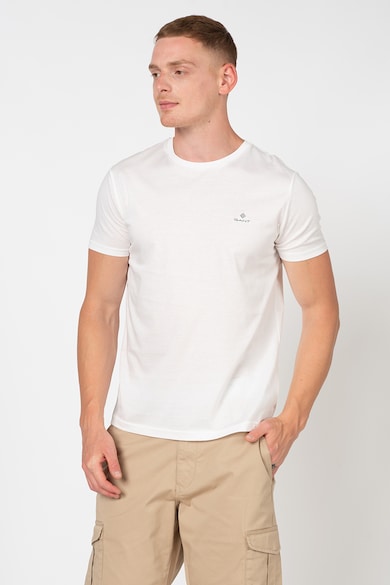 Gant Tricou slim fit cu logo brodat Barbati