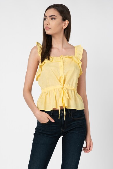 Vero Moda Top cu snur de ajustare in talie Pixie Femei