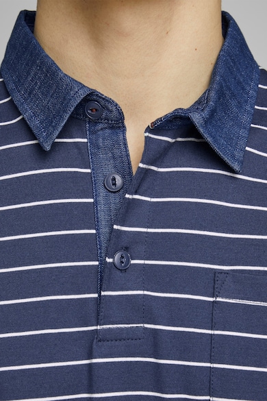 Jack & Jones Tricou polo cu guler din denim Barbati