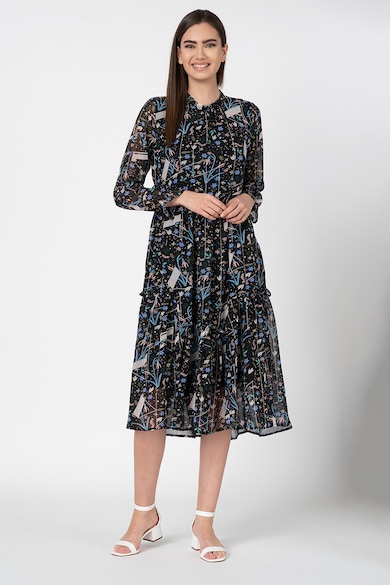 JdY Rochie midi vaporoasa cu model floral Simone Femei