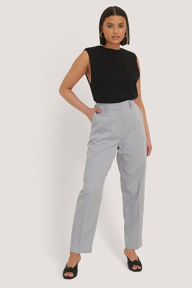 NA-KD Pantaloni conici eleganti, cu talie inalta Femei