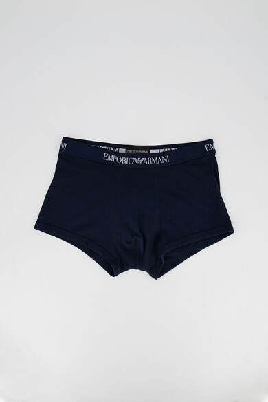 Emporio Armani Underwear Set de boxeri cu banda in talie cu logo - 2 perechi Barbati