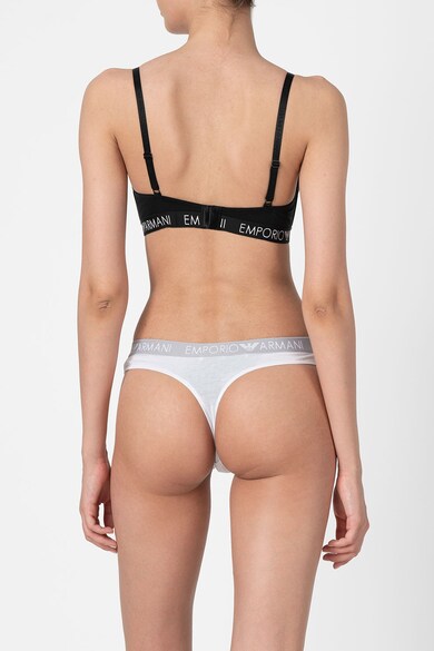 Emporio Armani Underwear Sutien cu banda logo elastica Femei