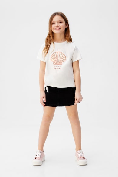 Mango Tricou de bumbac organic Shell Fete