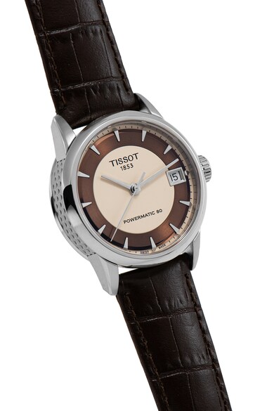 Tissot Ceas cu o curea de piele Powermatic Femei