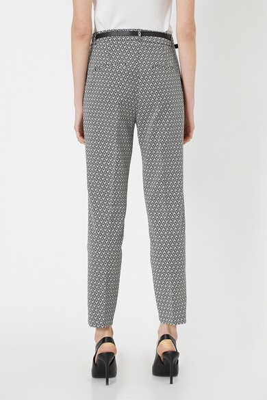 KOTON Pantaloni cu talie inalta si model geometric Femei