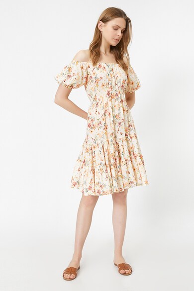 KOTON Rochie midi cu model floral Femei