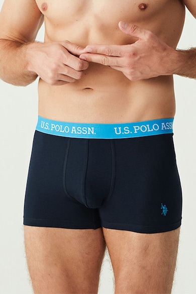 U.S. Polo Assn. Боксерки с памук и лого - 3 чифта Мъже