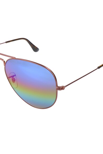 Ray-Ban Ochelari de soare aviator cu lentile oglinda Barbati