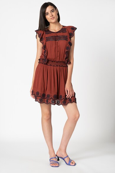 Pepe Jeans London Rochie mini cu insertii de dantela Yelina Femei