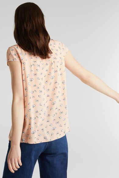 Esprit Риза с къси ръкави и флорален десен Жени