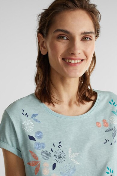 Esprit Свободна тениска с флорален десен Жени