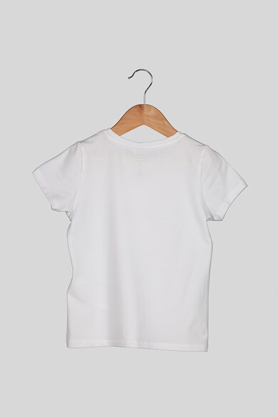 NAME IT Tricou din amestec de bumbac organic cu decolteu la baza gatului Fete