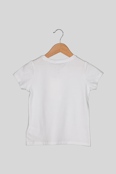 NAME IT Tricou din amestec de bumbac organic cu decolteu la baza gatului Fete