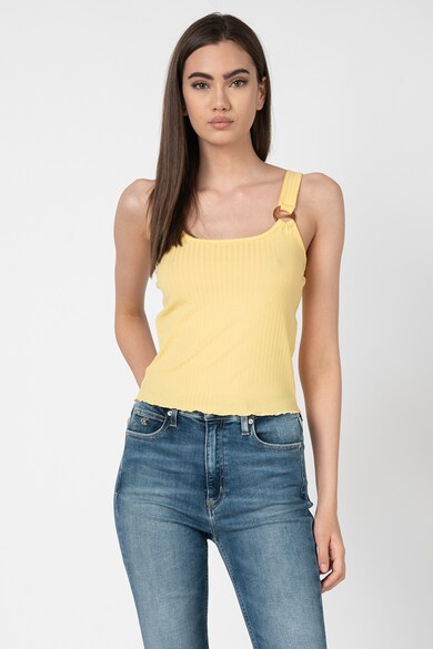 Only Top crop cu detalii inel Femei