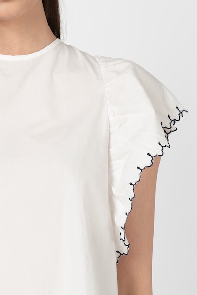 Vero Moda Bluza din bumbac organic cu maneci fluture Laci Femei