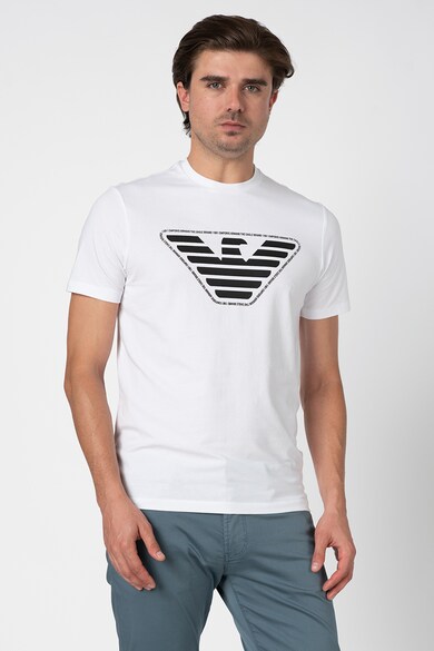 Emporio Armani Tricou cu aplicatie logo Barbati