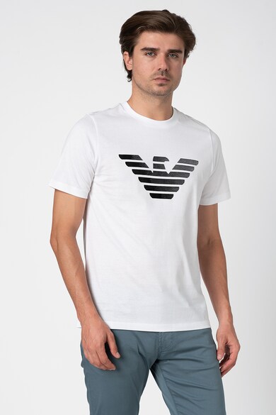 Emporio Armani Tricou cu aplicatie logo Barbati