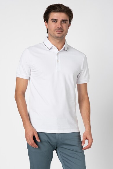 Emporio Armani Tricou polo cu detaliu contrastant pe guler Barbati