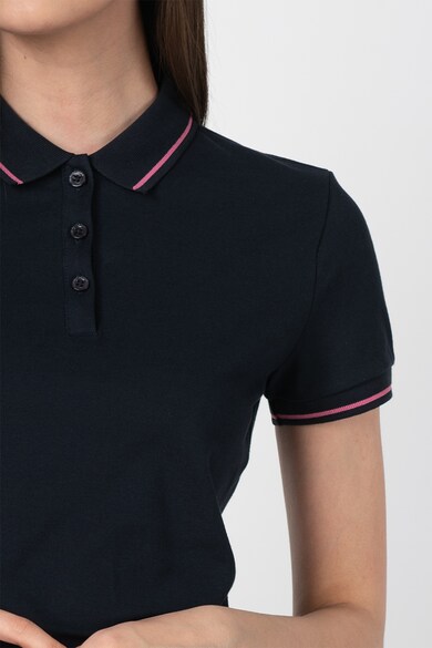 Emporio Armani Tricou polo cu detalii contrastante Femei