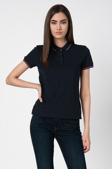 Emporio Armani Tricou polo cu detalii contrastante Femei