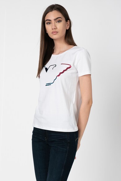 Emporio Armani Tricou cu imprimeu logo Femei