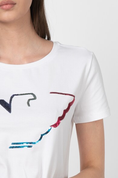 Emporio Armani Tricou cu imprimeu logo Femei