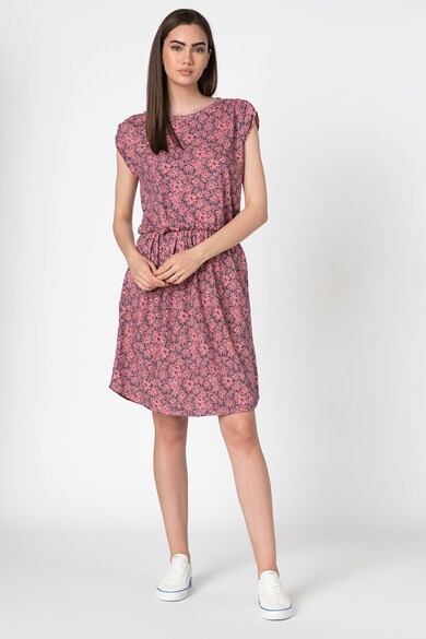 GAP Rochie midi din amestec de in cu model floral Femei